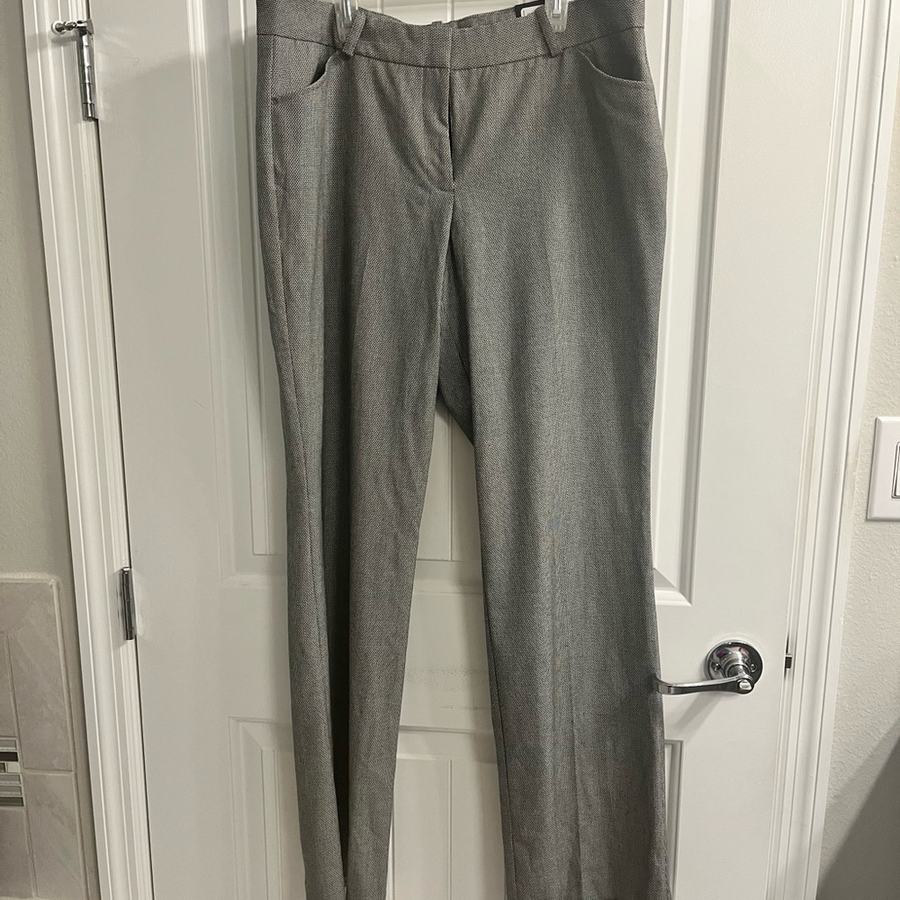 Black and white geometric patterned trousers NEW